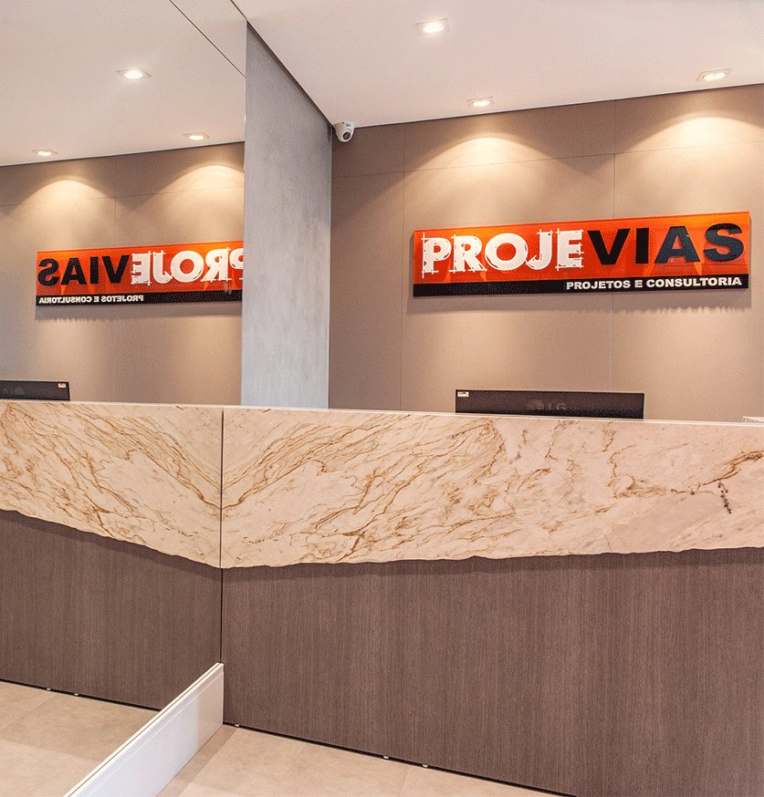 Recepção da Projevias